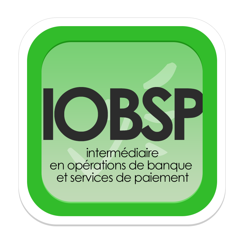 Macaron ORIAS – Intermédiaire en Opérations de Banque et Services de Paiement (IOBSP niveau II)